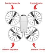 Braço traseiro direito completo DJI Flip - Imagem 2